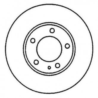 Гальмівний диск Jurid 561967JC