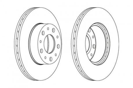 Диск тормозной DUCATO 10/14 Jurid 561984JC