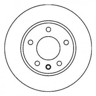 Диск гальмівний передн.Audi,Seat,Skoda Fabia,Octavia,Roomster,Golf IV,Polo Jurid 562040JC