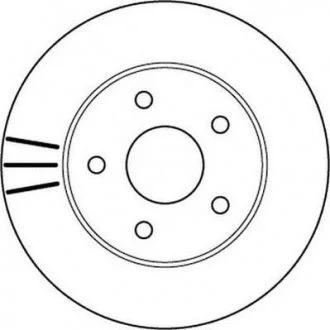 Гальмівний диск Jurid 562147JC