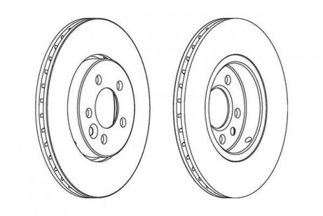 Гальмівний диск Jurid 562165JC