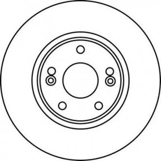 Гальмівний диск Jurid 562182JC