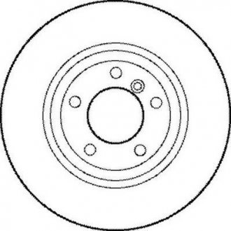 Гальмівний диск передній BMW 3-Series, Z4 Jurid 562188JC