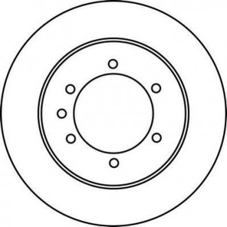 Диск гальмівний задн.Patrol 2.8/4.2 88- Jurid 562223JC