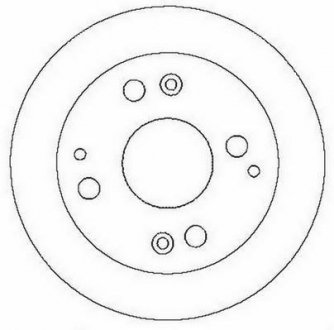 Гальмівний диск задн.Accord VI 98- D260 Jurid 562282JC