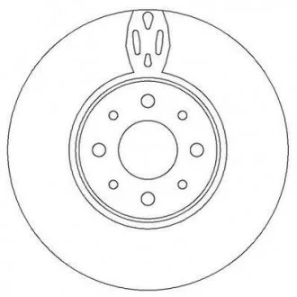 Диск тормозной Jurid 562295JC