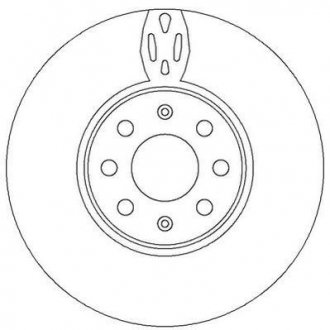 Тормозной диск Jurid 562297JC