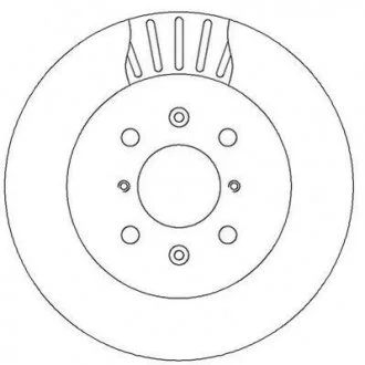 Диск тормозной AGILA IGNIS JUSTY WAGON R+ Jurid 562308JC