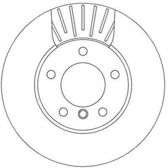 Тормозной диск Jurid 562317JC (фото 1)