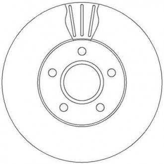 Диск тормозной FOCUS II C-MAX VOLVOa 15 Jurid 562364JC