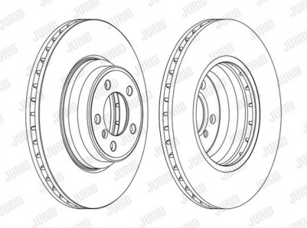 Диск гальмівний + !.. Jurid 562401JC1