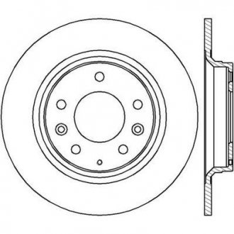 Диск гальмівний задн. Mazda 6,Premacy Jurid 562416JC