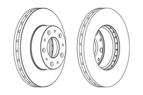 Диск гальмівний Jurid 562468JC