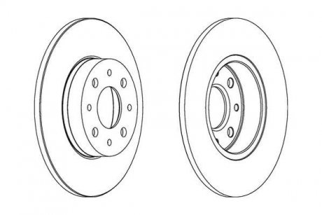 Гальмівний диск Jurid 562500JC (фото 1)