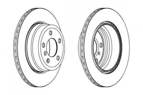 Тормозной диск Jurid 562521JC