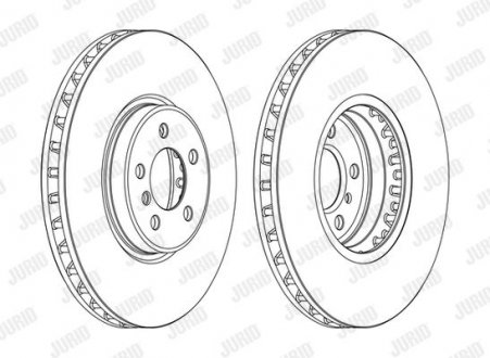 Диск гальмівний + !.. Jurid 562522JC1