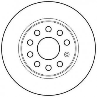 Гальмівний диск задній Audi A1, A3 / Seat Leon / Skoda Octavia / VW Caddy, Golf Jurid 562614JC