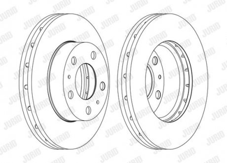 Диск тормозной !.. Jurid 562630JC1