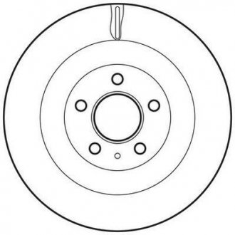 Гальмівний диск Jurid 562645JC