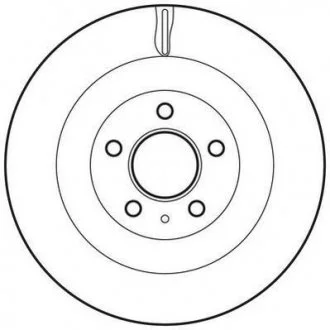 Гальмівний диск Jurid 562645JC