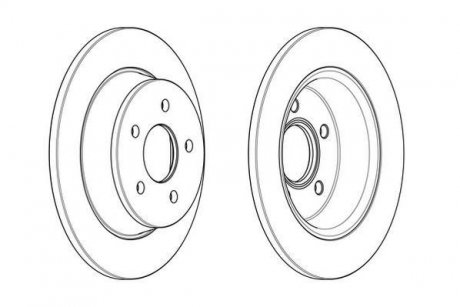 Тормозной диск Jurid 562655JC