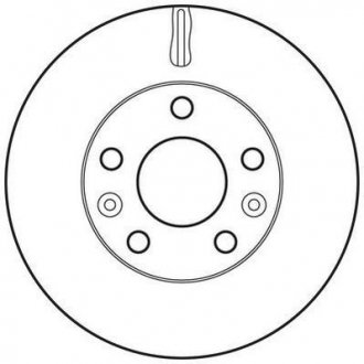 Гальмівний диск передній Renault Duster, Megane IV / Dacia Duster Jurid 562658JC