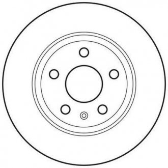 Гальмівний диск задній Audi TT Jurid 562676JC