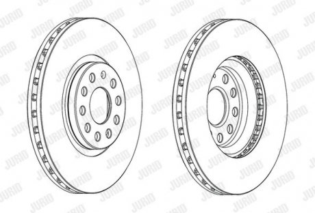 Диск гальмівний !.. Jurid 562688JC1