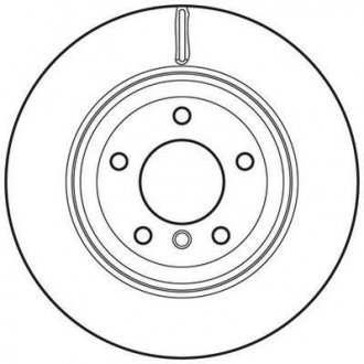 Гальмівний диск задній BMW 5-Series (2005->) Jurid 562701JC