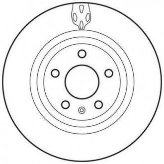 Гальмівний диск задній Audi TT, TT Roadster (2007->) Jurid 562706JC