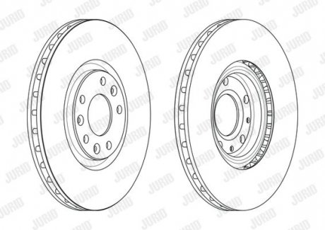 Гальмівний диск Jurid 562715JC