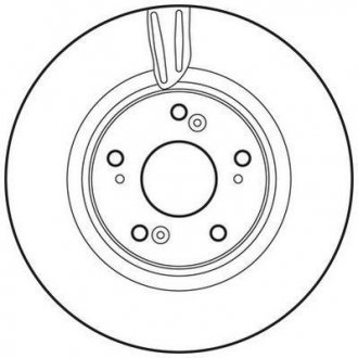 Диск тормозной Jurid 562725JC