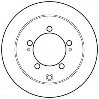 Гальмівний диск задн.Airtrek,Lancer VII,Outlander 03- Jurid 562781JC