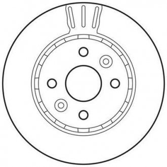 Гальмівний диск Jurid 562787JC