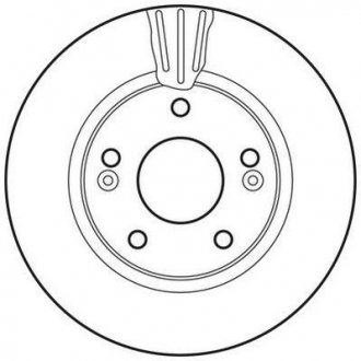 Гальмівний диск Jurid 562789JC