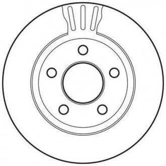 Гальмівний диск Jurid 562802JC