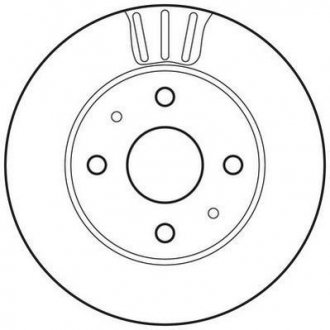 Гальмівний диск Jurid 562814JC