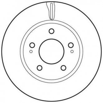 Гальмівний диск передній Dodge Caliber / Mitsubishi Galant, Lancer, Space Wagon Jurid 562820JC