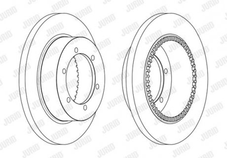 Диск гальмівний Jurid 562840JC