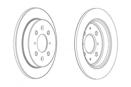 Диск гальмівний задн.Jazz 08- Jurid 562851JC