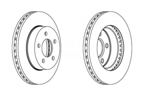 Диск гальмівний Jurid 562856JC (фото 1)