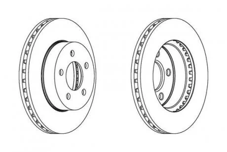 Диск гальмівний Jurid 562856JC