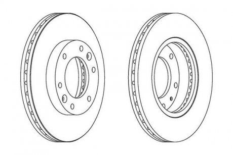 Гальмівний диск Jurid 562918JC