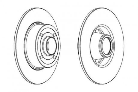 Тормозной диск Jurid 562939JC1