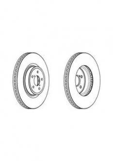 Тормозной диск Jurid 562945JC1