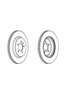 Тормозной диск Jurid 562975JC