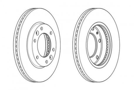 Гальмівний диск Jurid 563006JC
