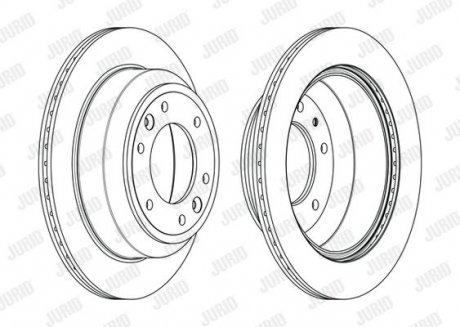 Гальмівний диск Jurid 563007JC (фото 1)