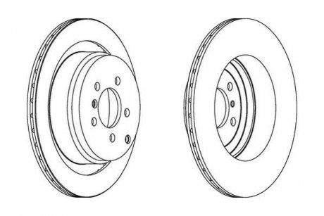 Гальмівний диск Jurid 563023JC1
