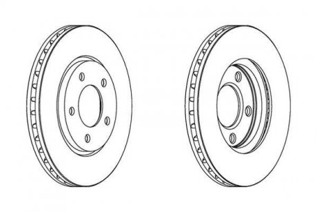 Гальмівний диск Jurid 563030JC